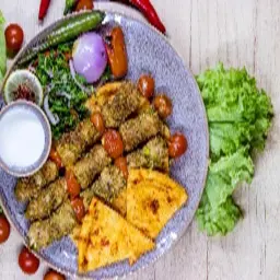 كباب دجاج ورقة عريش
